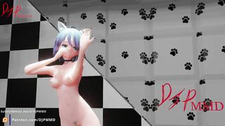 Sexy Cat girl Mia LOVE DIVE Blender MMD R18 1518