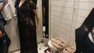 Watching a Sexy Girl in a Fitting Room