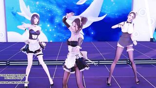 [MMD] Hurly burly Sexy Maid Hot Dance 4K 60FPS