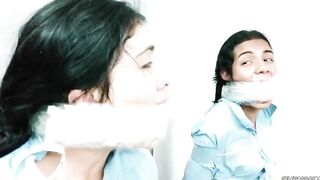 Latina Schoolgirls Massively Gagged