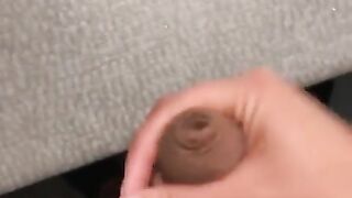 Edging my hard cock