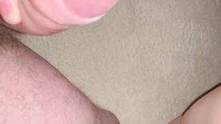 Hairy pussy doggystyle fuck with cumshot on ass