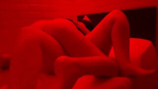 My friend invited me to her passionate red room