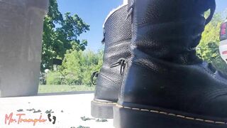 Giantess Femdom Tramples Army Men In Doc Martens Crush Fetish Outside