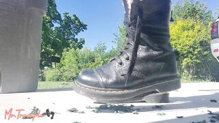 Giantess Femdom Tramples Army Men In Doc Martens Crush Fetish Outside