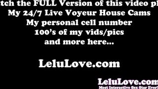 Stripping out of my public clothes, into lingerie for behind scenes custom & nude chat- Lelu Love