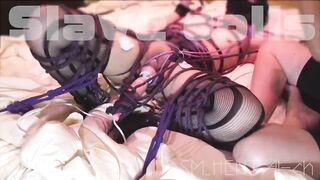 Braided shibari bondage bullying ... uterine attack with fixed vibrator ... crazy with violent whipping ... Short ver