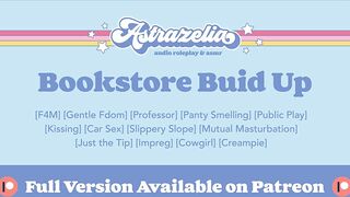 [Patreon Preview] Bookstore Build Up [Professor] [Gentle Fdom] [Public Sex] [Mutual Masturbation]