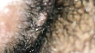 Close Up Ebony Pussy Eating