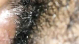 Close Up Ebony Pussy Eating