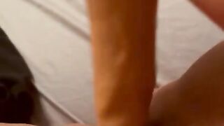 Watch this fat dildo fuck me ????