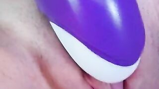 sucking toy on my clit