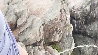 Pissing Off Cliff