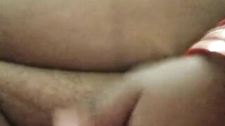 Queen Seemran Playing With Her Boobs Pussy and Fingering till orgasm while no one at home