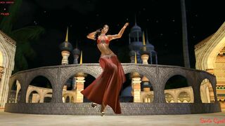 FANTASY GIRL RED BELLY DANCER