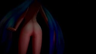 MMD Miku Micro bikini FireWorks R18+ 4k