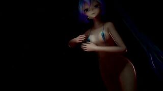 MMD Miku Micro bikini FireWorks R18+ 4k