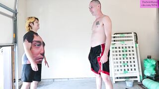 TSM - Behind the scenes ballbusting by hand with Dylan