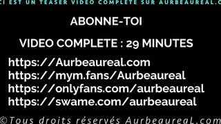 AURBEAUREAL offerte pour un gangbang avec pleins de mecs