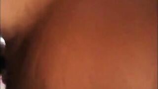 My ex girlfriend riding my black dick in the morning creampie POV