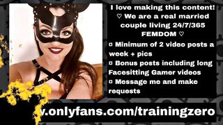 Femdom Workout Cleaning Ass Servitude Bondage BDSM Slave Mistress Chastity