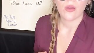 Topless Spanish with Mrs. Falls - Time