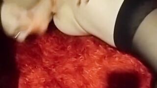 Fingering my pussy and ass using sex toy