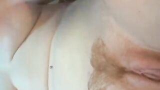 Shaving my red hair pussy into a heart!