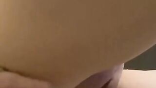 Naughty talk wet pussy fingering and loud moaning