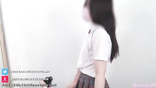 高身長制服女子の騎乗位気持ち良すぎてたっぷり中出し 日本人/JK/制服/コスプレ/騎乗位/セックス Japanese School Girl Sex