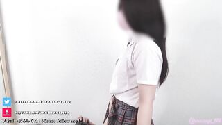 高身長制服女子の騎乗位気持ち良すぎてたっぷり中出し 日本人/JK/制服/コスプレ/騎乗位/セックス Japanese School Girl Sex