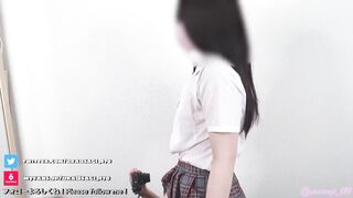 高身長制服女子の騎乗位気持ち良すぎてたっぷり中出し 日本人/JK/制服/コスプレ/騎乗位/セックス Japanese School Girl Sex