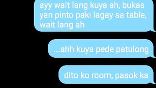 HORNY ASIAN PINAY ASKED THE DELIVERY BOY FOR HELP (MALIBOG NA PINAY NAGPAKANTOT SA DELIVERY BOY)