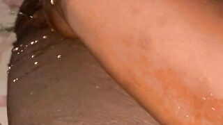 Bbw in a cool shower after a horny day at work