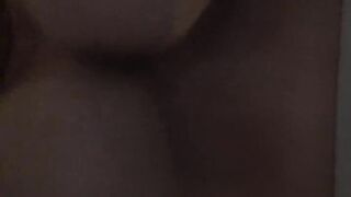 Shaking my tits with nipple clamps