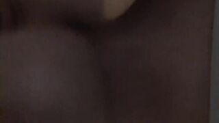 Shaking my tits with nipple clamps
