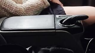 Masturbating In Public I'm Caught and He Takes Photos of my Pussy and Tits