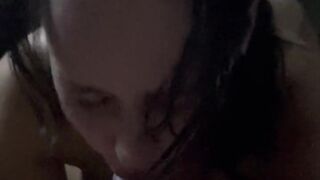 My Sexy Wife sucks my cock and swallows my cum