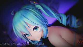 SFW MMD Miku Micro Bikini - Heart Attack - 1069