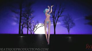 SFW MMD Miku Micro Bikini - Heart Attack - 1069