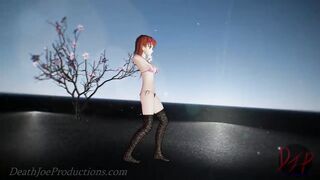 MMD R18 4k Misaka Mikoto bikini & stockings - hi fi raver - 1029