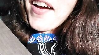 Pinkmoonlust Public Flashes ONE NIPPLE in a Very Bad Place While Talking Nervously & Looking Scared