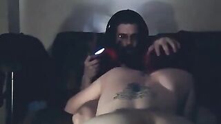 Sucking dick while he's playing COD with his friends