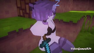 Minecraft Zombie fucks Girl relaxing