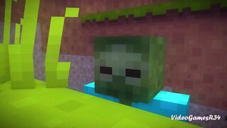 Minecraft Zombie fucks Girl relaxing