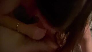 Dick sucking cum in her mouth