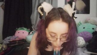 Cat Girl Compilation with Dildo BJ