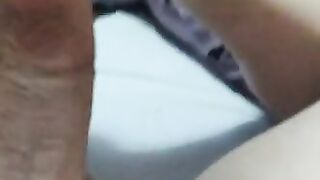 reverse footjob cum pov