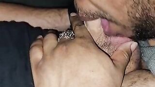 Cum in mouth, he swallow it all