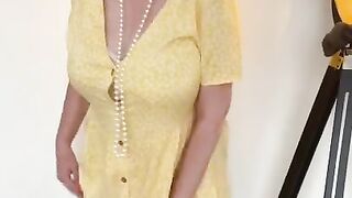 Annabel’s yellow summer dress